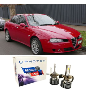 Alfa Romeo 156 Led Xenon Kısa Far Ampulü H7 Mono Yeni Seri Beyaz