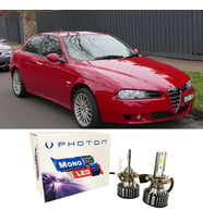 Alfa Romeo 156 Led Xenon Kısa Far Ampulü H7 Mono Yeni Seri Beyaz