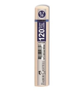 Faber Castell Grip Min 0.7 2B 60mm, 120'li Beyaz Tüp 
