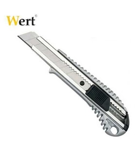 WERT 2161 Profesyonel Maket Bıçağı (100x18mm) (Çok Renkli)