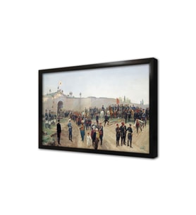 Plevne Savunması Çerçeveli Mdf Tablo