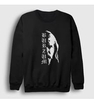 Presmono Unisex Siyah Varg Vikernes Burzum Sweatshirt 467691tt