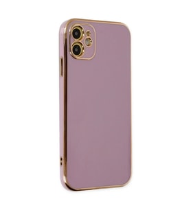 Apple iPhone 12 Kılıf Volet Silikon - Mor