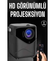 Yüksek HD Görünümlü Taşınabilir Projeksiyon Cihazı