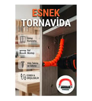 DMAX 12 Parça Esnek Bits Tornavida Seti – 300 mm Manyetik Adaptörlü