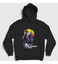 Presmono Unisex Beyaz Thom Yorke Radiohead Kapüşonlu Sweatshirt 104700tt (Siyah)
