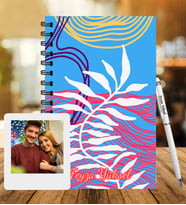 Kişiye Özel Ahşap Defter Kalem & Instagram Çerçeve Hediye Seti