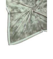 Ebruli Soft Pamuklu Desenli Eşarp - 95x95 cm (Taş)