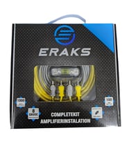 8AWG Amfi Kablo Seti Montaj Kablo Seti 1000W 8 Gauge 100A ANL Sigortalı RCA Bağlantılı