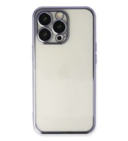 iPhone 14 Pro Kılıf Razer Lensli Silikon - Mor