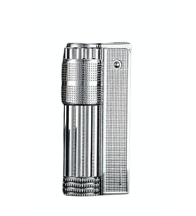 PremiumQuality Tek Alevli Gümüş Metal Muhtar Çakmağı