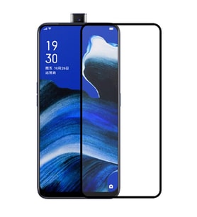Oppo Reno 2Z Temperli Cam Full Ekran Koruyucu (Siyah)