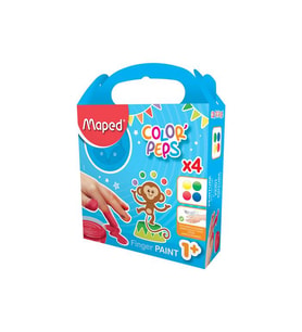 Maped Color'Peps Parmak Boya 80gr 4 Renk 812510