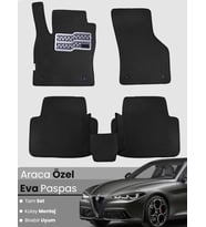 ALFA ROMEO GİULİA (2016-2024) Uyumlu EVA Paspas Tam Set–Araca Özel,Kolay Montaj,Su Geçirmez