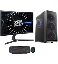 İNTEL i7 10700F(Turbo 4.60 Ghz) 144Hz 24" GAMİNG LED +32 GB DDR4 RAM+GTX 1650 4 GB EK.KARTI+1 TB SSD