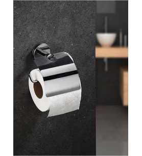 Haus Delmeye Son Yapışkanlı Tuvalet Kağıtlığı Wc Kağıtlık Tutucu Krom Yk-703