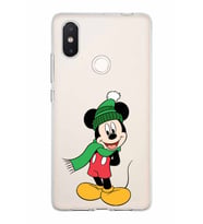 Xiaomi Mi 8 Se Uyumlu Kapak Mickey Mouse Tasarımlı Şeffaf Silikon Kılıf