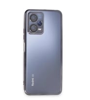 Newface Xiaomi Redmi Note 12 Pro 5G Kılıf Razer Lensli Silikon - Siyah