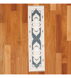 Floral Madalyon Motifli 80 x 300 Yün Yolluk