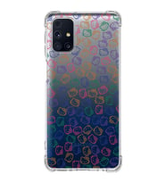 Samsung Galaxy M31s  Köşe Korumalı Antişok Kapak Hello Kitty Tasarımlı Şeffaf Silikon Kılıf