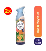 Febreze Hava Ferahlatıcı Sprey Oda Kokusu Tropik Meyveler 185 ml 2 Adet