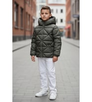 Erkek Çocuk Şişme Mont 51378 (Haki)