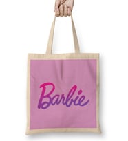 Barbie Purple Shade logo Bez Çanta Uzun Saplı