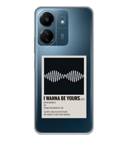Xiaomi Redmi 13C Uyumlu I Wanna Be Yours Arctic Monkeys Tasarımlı Şeffaf Telefon Kılıfı