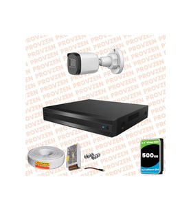 Provzen Rivo Dahua 1 Kameralı Full HD Güvenlik Kamerası 500GB