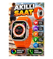 8 Ultra Akıllı Saat Nabız Ölçer Sağlık ve Kalori Takipli Uyku Takibi NFC Özellikli