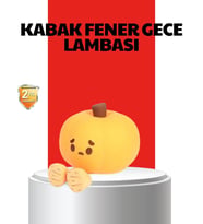 Pumpkin LED Night Light Dokunmatik Şarjlı Silikon Gece Lambası