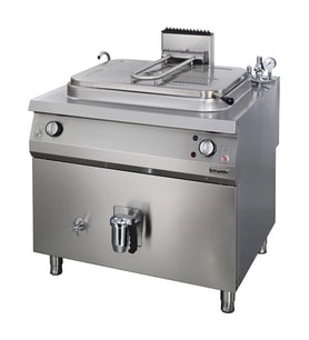 Öztiryakiler 900 Seri İndirekt Kaynatma Tenceresi, Elektrikli, 250 Lt, 100*90*85, Oteı 250