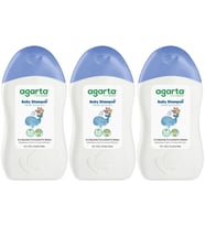 Agarta Doğal Erkek Bebek Çocuk Şampuanı Saç ve Vücut 400 ML (3 Lü Set)