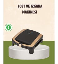Tost Makinesi Isı Kontrollü 4 Dilim Kapasiteli