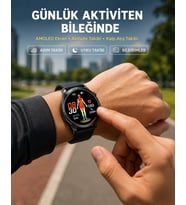 3 Kordonlu Amoled Akıllı Saat – Sağlık Takipli
