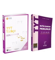 Üç Dört Beş TYT Türkçe ve Karekök Rutin Olmayan Problemler Soru Bankası 2 Kitap Set