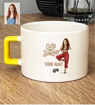 Kişiye Özel Karikatürlü Cute But Scorpio Akrep Burcu Lüks Fincan Doğum Günü Hediyesi