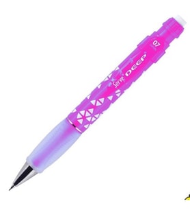 Serve Deep Şeker Pembesi Üçgen Baskılı Versatil Kalem 0.7 mm