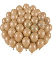 Çöl Kumu Renk Lateks Retro Balon (30 cm) - 50 Adet