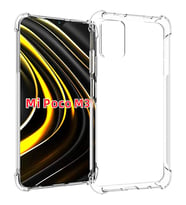 ALLY Poco M3 Anti-Drop Silikon Kılıf Shockproof kılıf (Şeffaf Hologram)