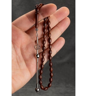 Hediyelik Kuka Tesbih, 6x10mm Kuka Tesbih, Karartılmış Kuka Tesbih (Çok Renkli)