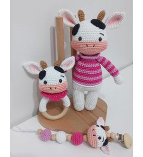 Möcük Yeni Doğan Seti Amigurumi Organik Oyuncak