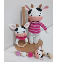Möcük Yeni Doğan Seti Amigurumi Organik Oyuncak