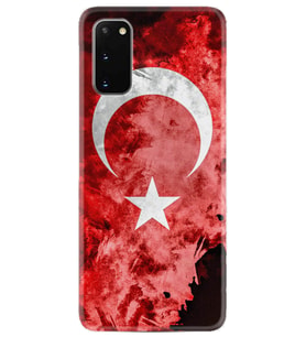 Samsung A02S A03S A10 A12 A13 A21S A22 Kılıf Desenli Silikon Şanlı Türk Bayrağı 3 1395