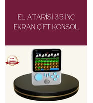Şarjlı 3.5 İnç Retro Oyun Konsolu