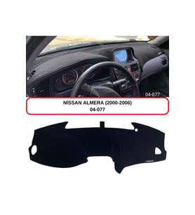Nıssan Almera (2000-2006) Ekranlı Torpido Koruması / Halısı / Örtüsü / Kılıfı Uyumlu