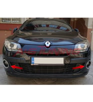 Megane 3 HB Krom Sis Farı Çerçevesi 2010-2012 Paslanmaz Çelik