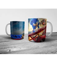 Pixxa Sonic 2 - The Hedgehog Kirpi  Kupa Bardak Model 1