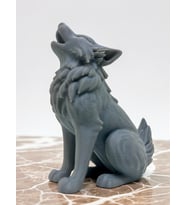 3D Kurt Figürü (Gri-Gri-Gri)