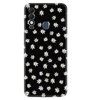 Tecno Spark 8T Kılıf Resimli Desenli Silikon Platinium Series Papatyalar 1866